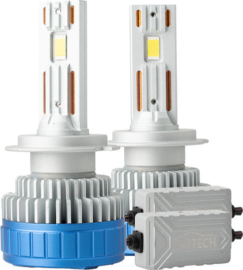Cartech Lampă Auto și Motocicletă H7 LED 6500K Alb Rece 140W