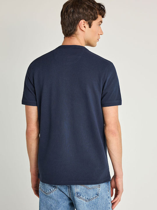 Polo Short Sleeve Blouse Navy Blue