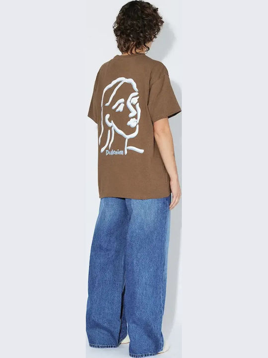 T-shirt Brown Draw 2411115-BG8-004