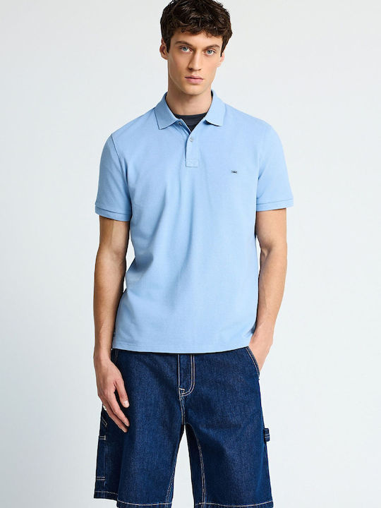 Polo Short Sleeve Blue Blouse