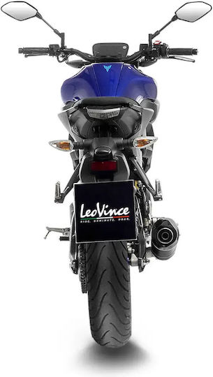 Leovince Цялостна Изпускателна Система От Стомана Lv One Evo Черно Издание Кръгла 14456ebu