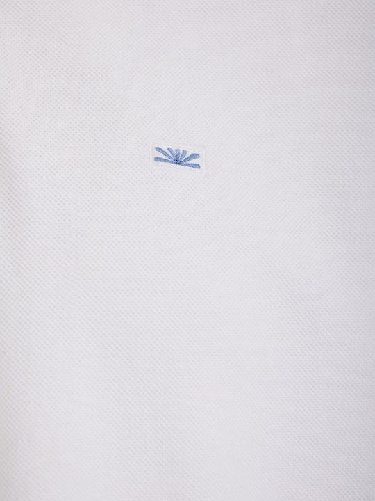 Polo Herrenbluse Kurzarm Weiße FBM013-001-11