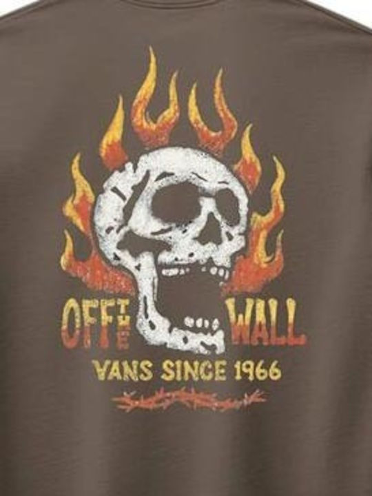 Off Wall T-Shirt Braun