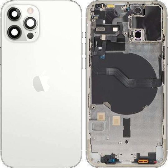 Apple iPhone 12 Pro Batteriefach Mittelrahmen Silber Austausch