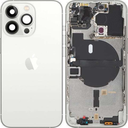Apple Iphone 13 Pro Battery Cover Middle Frame Silver Swap