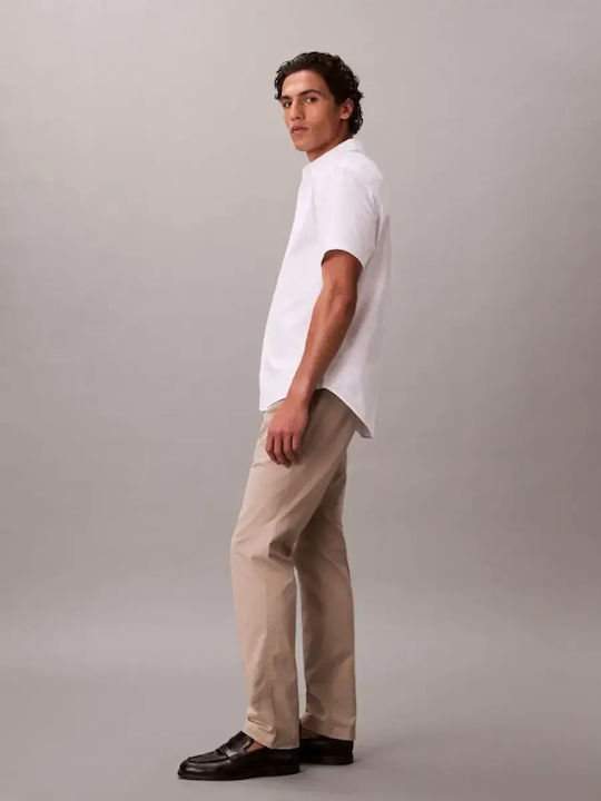 Παντελόνι Chino Ελαστικό σε Slim Εφαρμογή Χακί