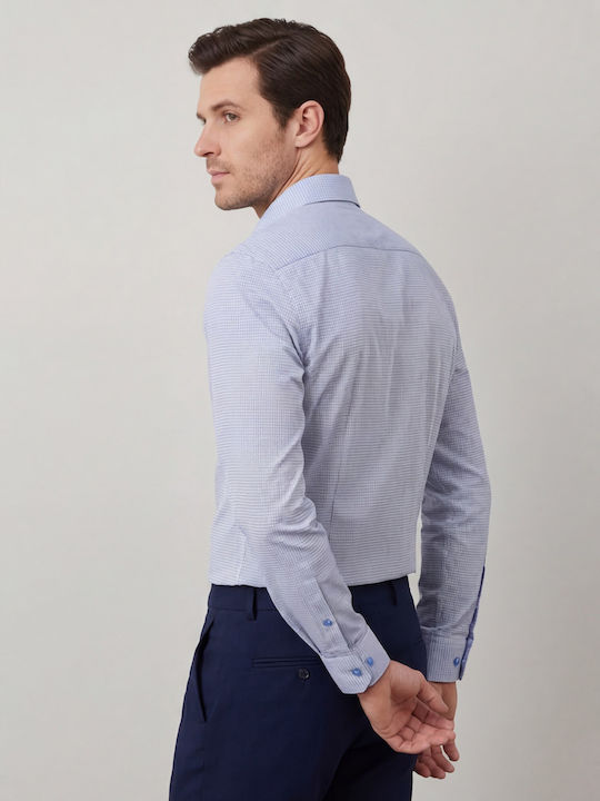 Long Sleeve Shirt in Regular Fit Light Blue