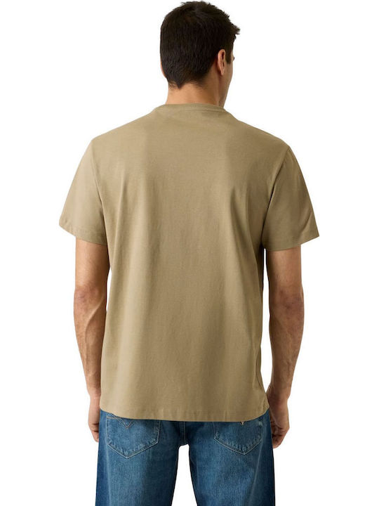 Guess Triangle T-shirt Beige