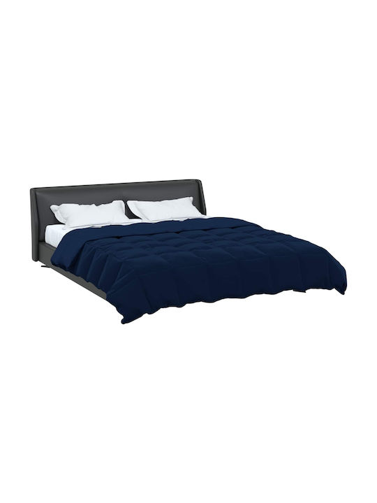 vidaXL Husă Pentru Pilotă Dublă 200x220 Albastru Închis