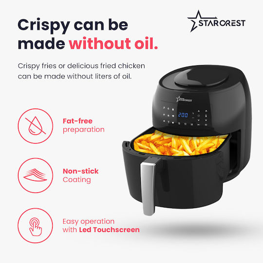 Starcrest Air Fryer 7.4lt Μαύρο