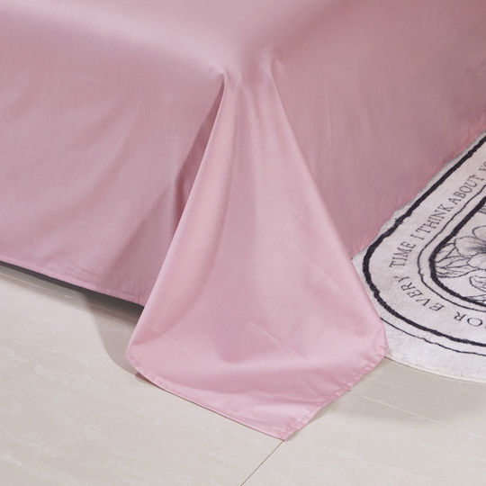4 Seasons Collection Bettbezug Baumwolle Moni 160x240cm 1 Kissenbezug & 1 Bettlaken Rosa