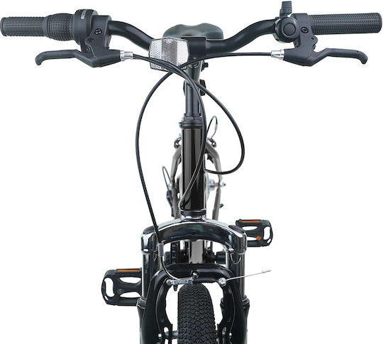 vidaXL 24" Kids' City Bicycle Black