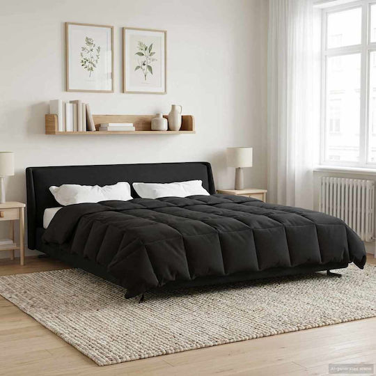 vidaXL Pătură Catifea Supraînălțată 220x260 cm Antracit