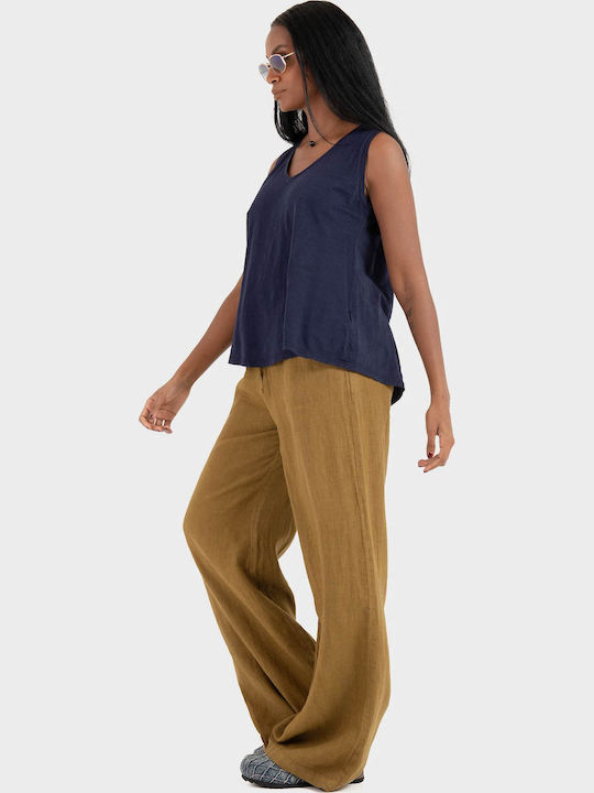 Women's Cotton Top Blue