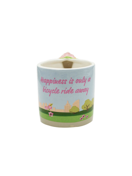 Winkee Κούπα Κεραμική Καφέ 500ml