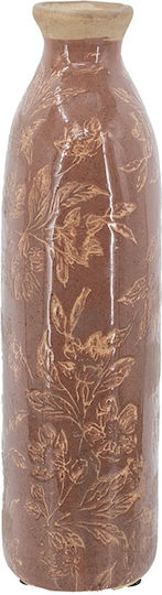 Artekko Decorative Ceramic Vase Aging Red 12x7.5xH26cm