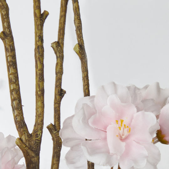 Florista Κλαδί Άνθη Κερασιάς 116cm Ροζ Ροζ Βάθος 28cm X Πλάτος 9cm X Ύψος 116cm