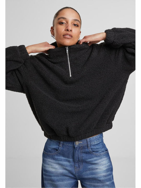 Women's Sherpa Black Blouse