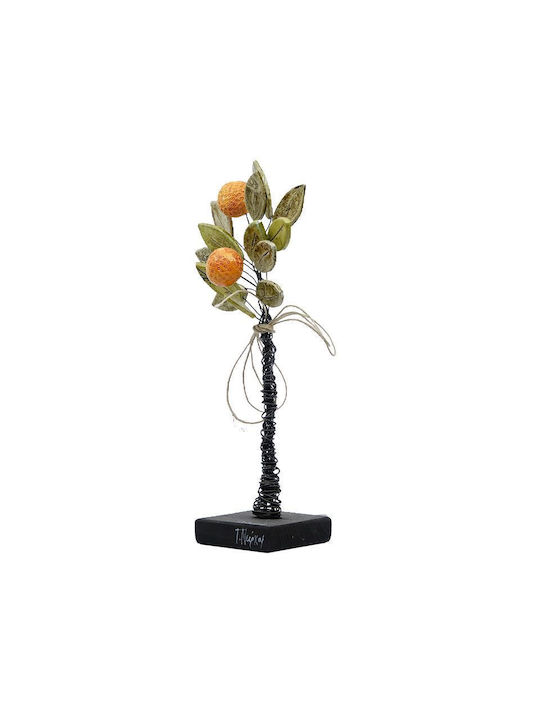 G. Niarachou Ceramic Handmade Decorative Orange 13x28