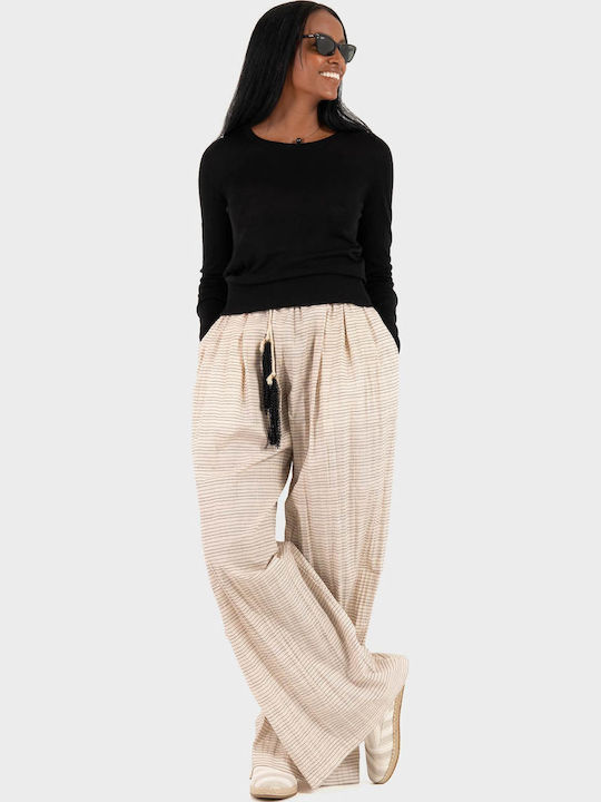 Damen Baumwoll-Set Pantaloona Hell Beige