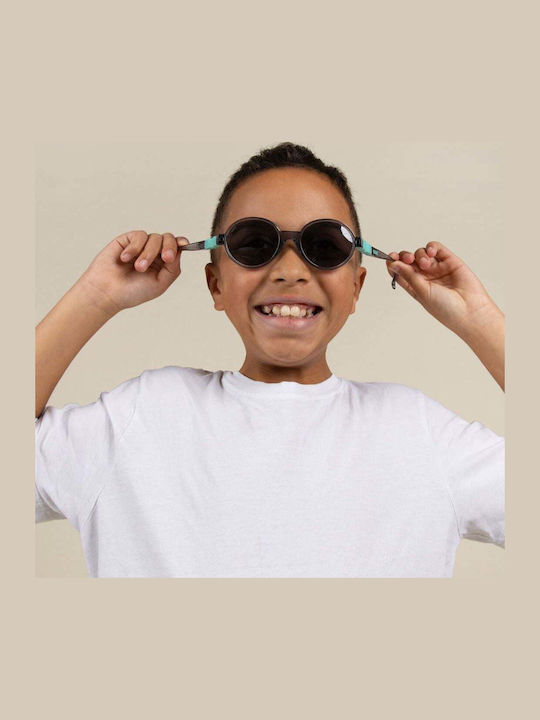 KiETLA Unbreakable Polarized Black Kids Sunglasses For 4-7 Years