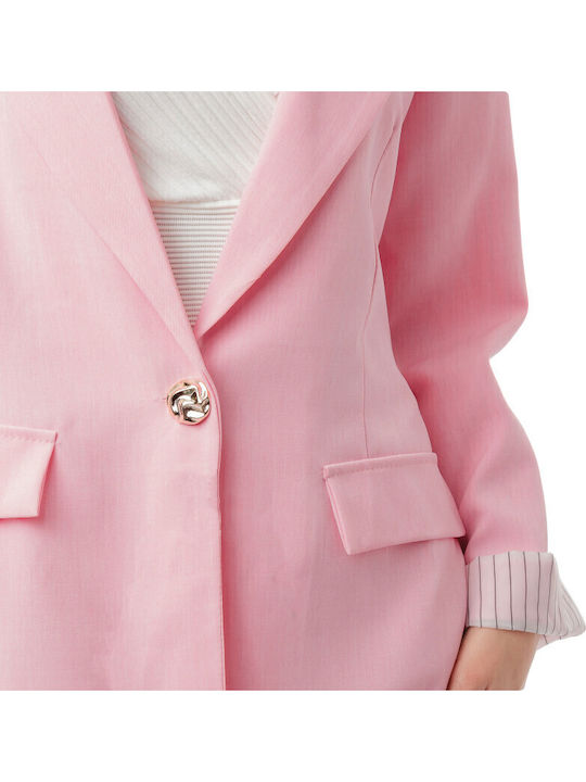 Rosa Set Damenhose Jacke