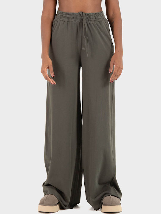 Women's Cotton Pantaloons Khaki