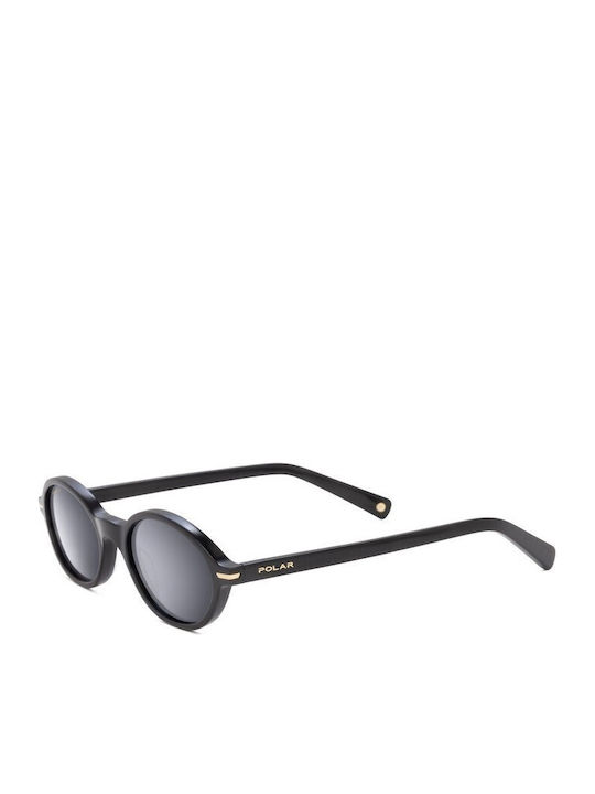 Polar Ochelari De Soare Negri Cu Ramă Din Plastic / Acetat Polar Ochelari De Soare Negri Cu Ramă Din Plastic / Acetat