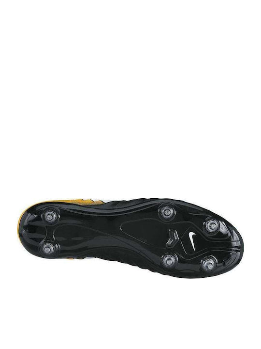 Nike Tiempo Ligera IV SG Ποδοσφαιρικά Παπούτσια με Τάπες Μαύρα Nike Tiempo Ligera IV SG Ποδοσφαιρικά Παπούτσια με Τάπες Μαύρα