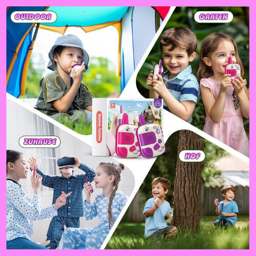 Unicorn Kids Walkie Talkies for Ages 3+ 2 Pieces