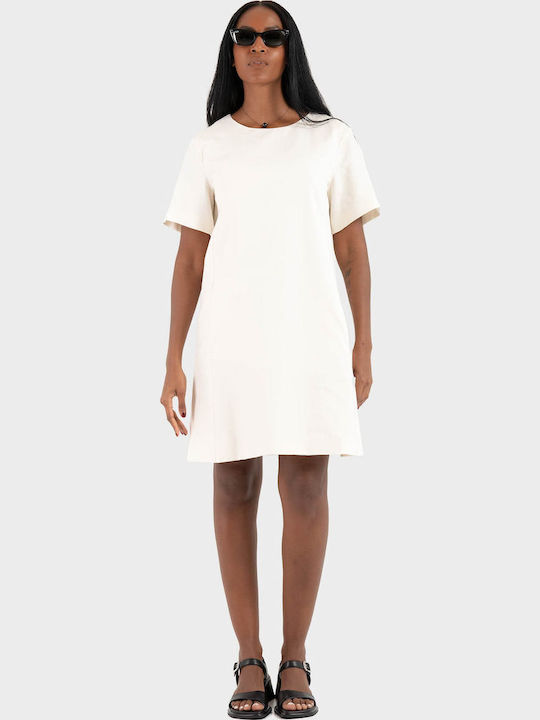 Καλοκαιρινό Mini Φόρεμα Off White