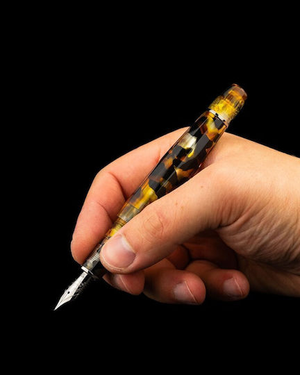 Scribo Stilou Fine 6.5mm Maro Cu Cerneală Maro