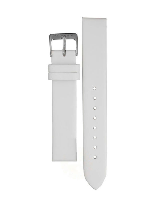 Tommy Hilfiger 679301329 Δερμάτινο Λουράκι Λευκό 16mm