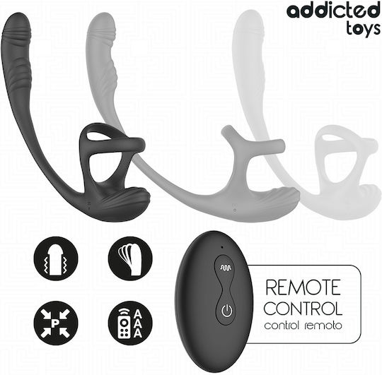 Addicted Toys Πρωκτική Σφήνα με Δυνατότητα Ασύρματης Λειτουργίας και Δόνηση 19.5cm
