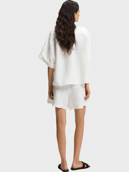 Μακρυμάνικο Γυναικείο Πουκάμισο Off White
