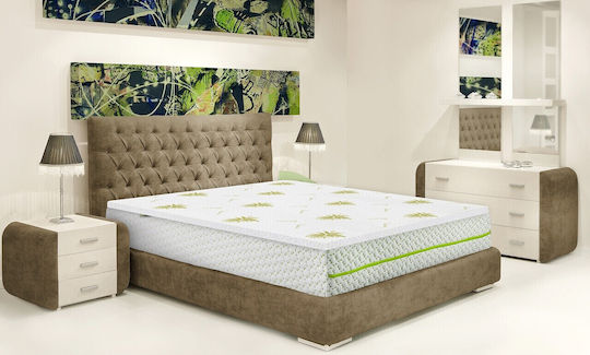 Green Future Free Air Mattress Topper Semi-Double Memory Foam Infused with Aloe 120x200x3cm