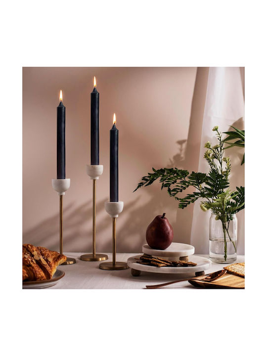 Alista Home Διακοσμητικό Κερί Μαύρο 80gr 4τμχ
