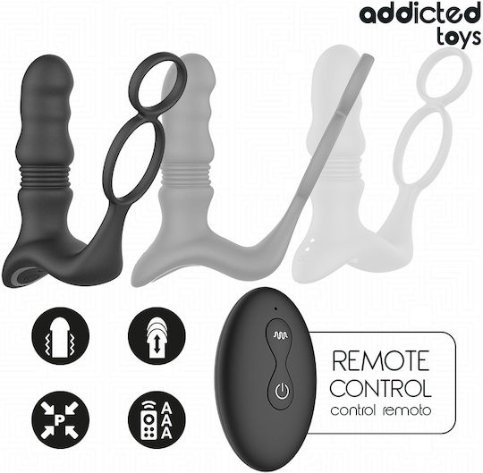 Addicted Toys Δονούμενο Δαχτυλίδι Πέους Σιλικόνης