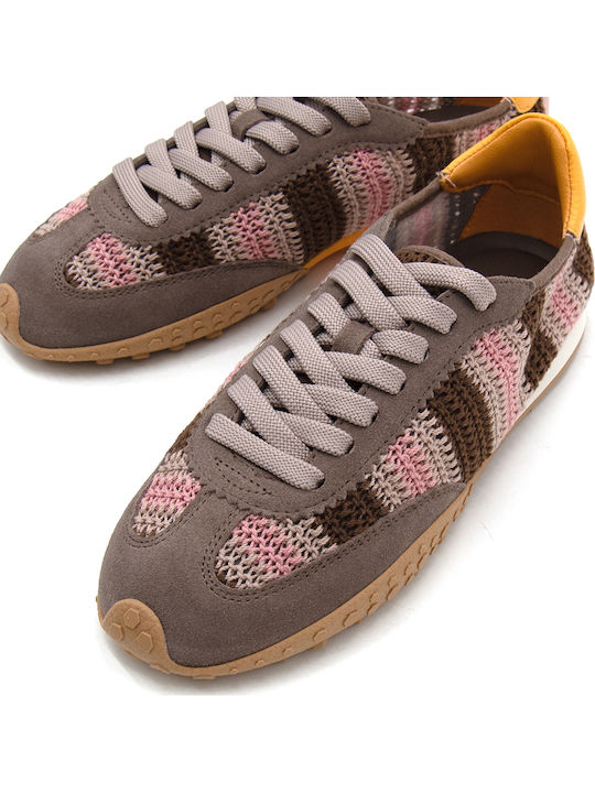 Women's Sneakers Brown Pink
