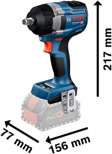 Bosch GDS 18V-750 C Μπουλονόκλειδο Μπαταρίας 18V Solo με Υποδοχή 1/2"