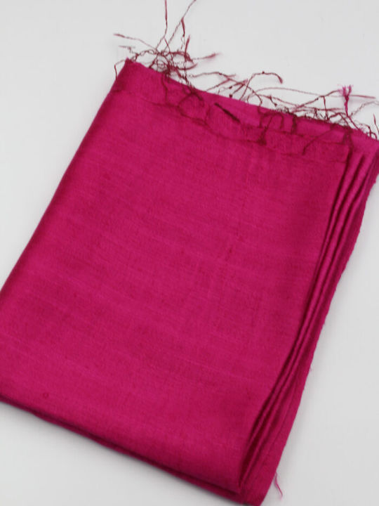 Women's Silk Shawl Fuchsia