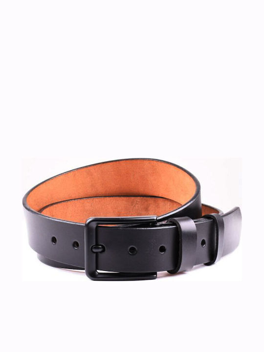Men's Leather Belt Black