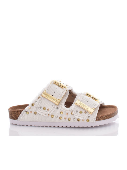 Colors Of California Anatomic Women's Flat Sandals White