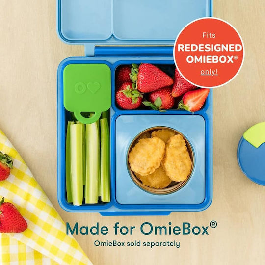 Omie Plastic Kids Dinner Set Blue