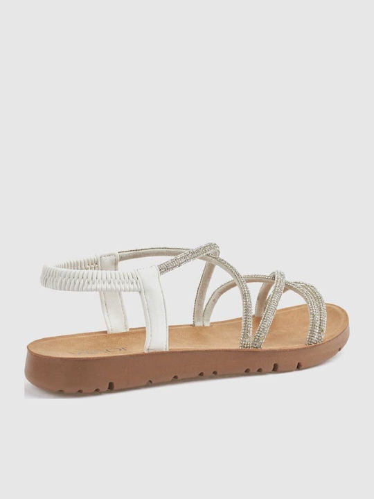 Weiß Damen Sandalen
