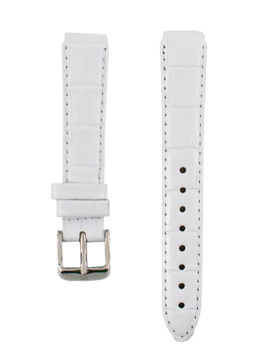 Tommy Hilfiger 679300641 Δερμάτινο Λουράκι Λευκό 14mm