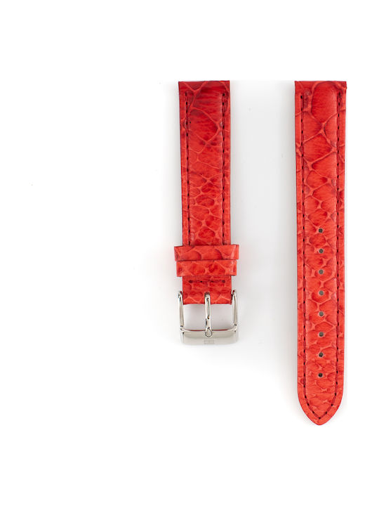 Tommy Hilfiger Δερμάτινο Λουράκι Κόκκινο 15mm