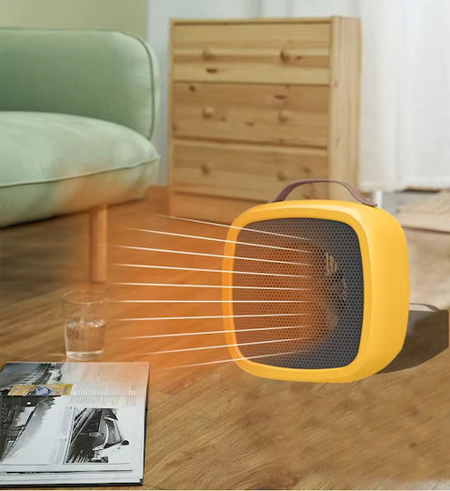 Керамичен Аеротермо За Стая Подов Жълт 500W