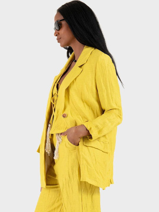 Souvenir Women's Blazer Lime