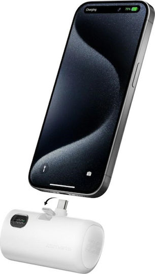 4Smarts Power Bank 5000mAh 22.5W with USB-C Power Delivery Port White